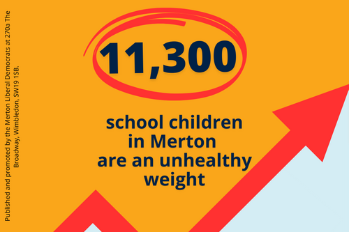 11,300 school children in Merton are an unhealthy weight