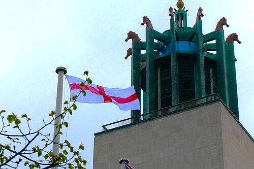 St George flag at Civic Centre