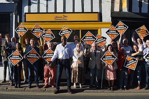 Chris Lucas at his campaign launch