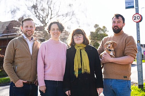 QE Lib Dem Councillors (and a cute dog!)