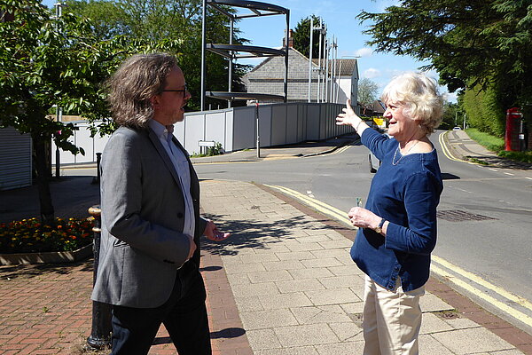 Linda Abbey and Greg Web in Keyworth