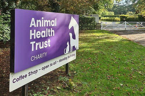 Sign of Animal Health Trust site