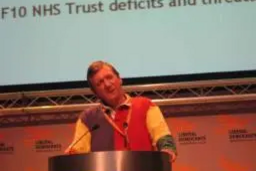 Chelmsford Lib Dem Graham Pooley at conference