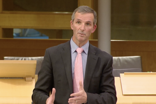 Liam McArthur speaking in parliament