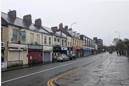 Gateshead Town Centre (BBC Photo)