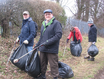 Jason Billin & Liberal Democrat March litter pick