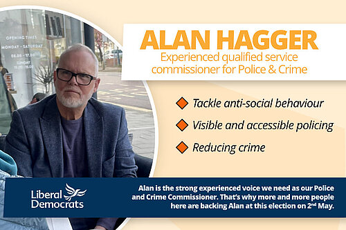 Alan Hagger for Police and Crime Commissioner