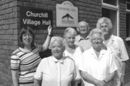 Caroline Nichols & Benwell users at Churchill Hall August 2006