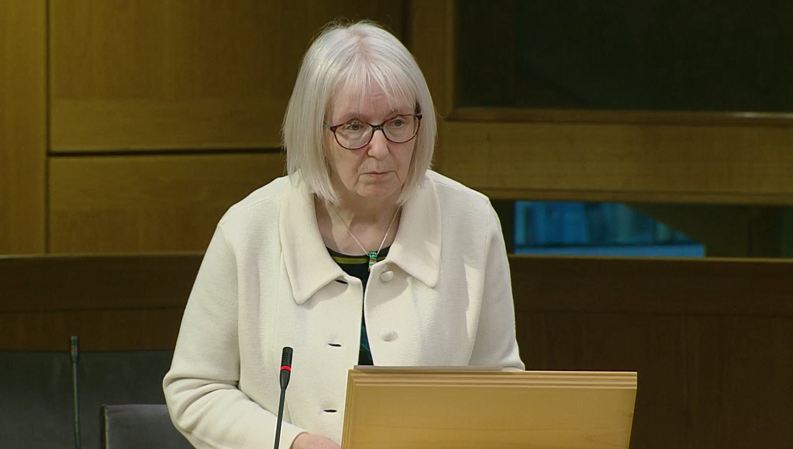 Beatrice Wishart MSP in the Scottish Parliament